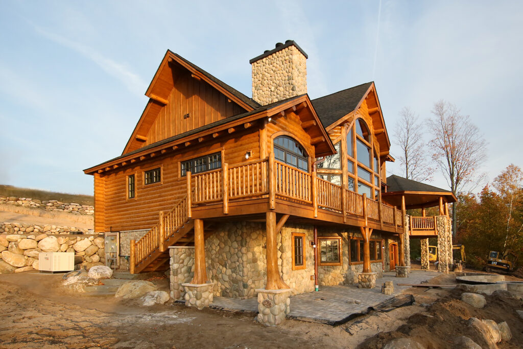 Build a Log Cabin Home in Michigan